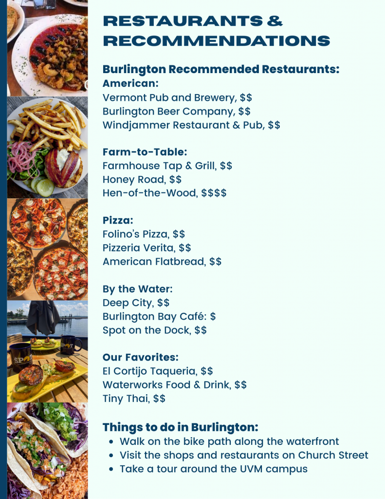 Restaurant and food recommendations for the 2025 CIROH Developer Conference. Click to download a PDF for your convenience.